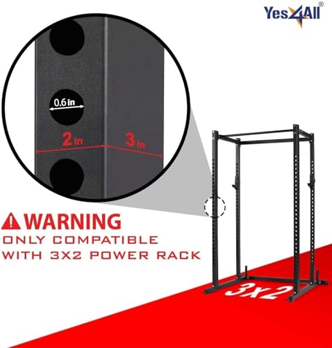 Yes4All Olympic Weight Plate Holder Attachment - color: E. Pair of 2" Plate Holders, size: Fit 3x2" Rack with 0.6" Hole