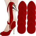 Non Slip Shoes Pads Self-Adhesive Shoe Grips Rubber Anti-Slip Shoe Grips Sole Stick Protector (Red-5Pairs) - color: Red-5pairs