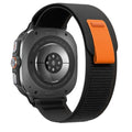 Trail Band for Samsung Galaxy Watch Ultra Bands 47mm Men/Women,Rugged Fabric Nylon Alpine Sport Loop Strap for Samsung Galaxy Watch 7 Ultra Band 47 mm 2024 Breathable Replacement Wristband - color: Black