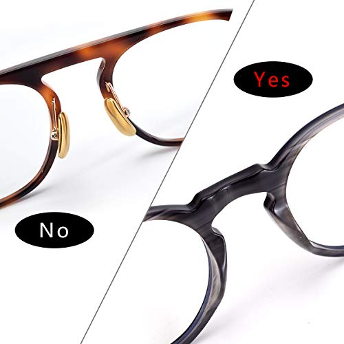 SMARTTOP Adhesive Nose Pad, 20 Pairs Eyeglass Nose Pads Stick On Silicone Anti-Slip for Glasses Sunglasses Thin Nose Pads Eyeglasses (10-Black & 10-Clear) | 1mm Thin, Non Slip silicone Nose Pads for Eyeglasses Sunglasses Super Sticky 3M Adhesive - color: