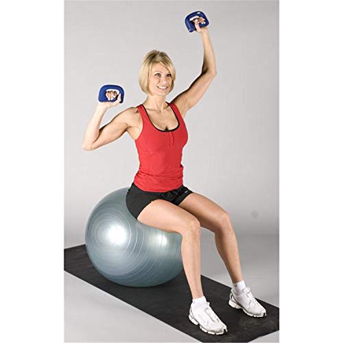 JFIT Neoprene D Grip Dumbbells - Single Weights 1LB-5LB - Premium Non-Slip, Hand Weights, Ergonomic Design - style: 5 Pound