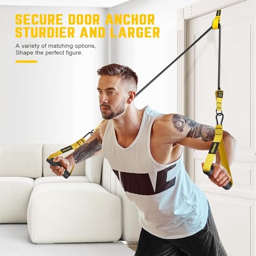 KUZARO Heavy Resistance Bands for Working Out, 300lbs/360lbs Heavy Exercise Bands with Handles, Resistance Bands for Men, Weight Bands Set for Muscle Training, Strength, Yoga, Home Workout Equipment - style: 420LBS