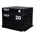 REP Fitness Stackable Soft Foam Plyo Box Set, Adjustable Plyometric Jump Box for Home Gym Workouts, Plyometric Jumping Platform for Exercise, Step Training, HIIT & CrossFit - style: 4" and 20"