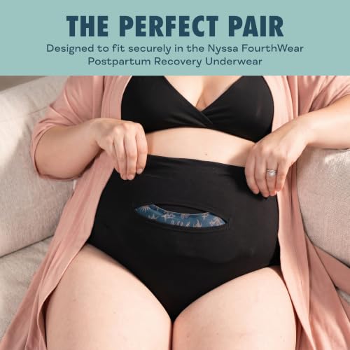 Nyssa Uterine Ice & Heat Pack – Reusable Hot & Cold Therapy for Period, Postpartum, and Endometriosis Relief - Soft, Flexible Gel Pack