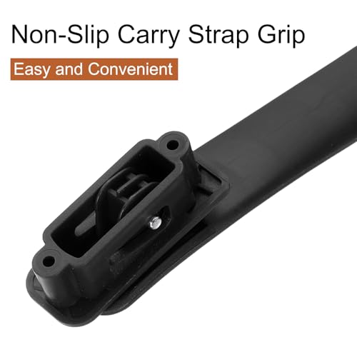 uxcell 2 Pcs Luggage Handle Replacement 8.5 Inch Plastic Strap Black - color: Black