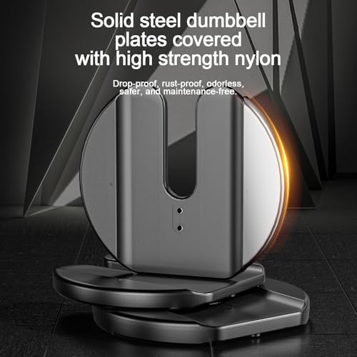 TYZDMY Adjustable Dumbbells Set of 2，Free Weights Dumbbells Set | Adjustable Dumbbell Set，52.5 lbs pair 105 lbs，15 in 1，for Men/Women Gym Equipment for Home Strength Training Equipment