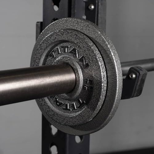 Titan Fitnes Cast Iron Olympic Plates, Classic Weight Plate Design, Hammer Finish - size: 2.5 LB Pair