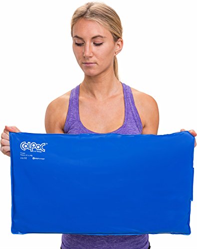 Chattanooga ColPac-Reusable Gel Ice Pack-Oversize Large Ice Pack-11 in x 21 in (28 cm x 53 cm)-Cold Therapy-Knee, Arm, Elbow, Shoulder, Back-Aches, Swelling, Bruises, Sprains, Inflammation (Pack of 5) - size: 11x21 Inch (Pack of 5)