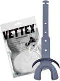 Vettex DoubleGuard Mouth Guard with Lip Protection, Silver | Football, Lacrosse, MMA, Boxing, Adjustable Helmet Strap, Braces Friendly, 2 Breathing Channels, NCAA & NFHS Certified - color: Silver