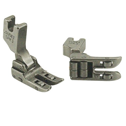 1 PC. INDUSTRIAL SEWING MACHINE ROLLER FOOT FOR JUKI SINGER BROTHER #SPK3 , Roller Foot Presser Foot Snap-On High Shank Leather Sewing Accessories for Singer Juki Industrial Sewing Machine