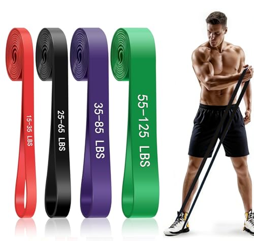 Pull Up Bands, Resistance Bands, Exercise Bands for Full-Body Training, Pull Up Assistance Bands Set for Men & Women, Fitness, Physical Therapy, Stretch Workout Bands at Home, Gym - color: green