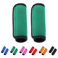 2 Pack Luggage Handle Wraps for Suitcase, Bright Color Comfort Soft Handle Covers (Green) - color: Green
