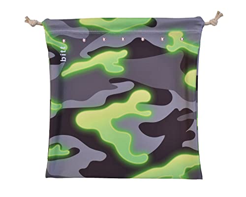 Bitt Sportswear Gymnastics Grip Bag, Camouflage for Girls Boys (Green Glow Camo) - color: Green Glow Camo
