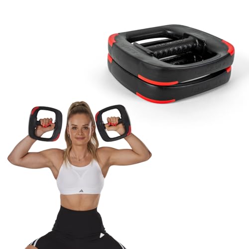 Les Mills™ Dual Purpose Ergonomic Exercise Weight Plates for Total Body Workouts - size: 5.5lbs weight pair