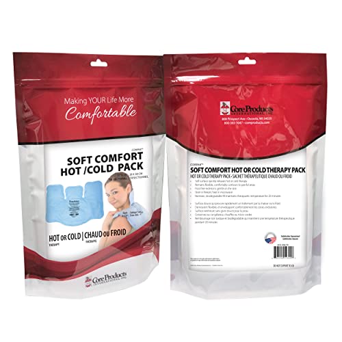 Reusable Hot & Cold Therapy Pack for Knee Back & Shoulder Pain-Trisectional | Flexible reusable therapy pack delivers soothing hot or cold therapy to help relieve pain, swelling, and muscle soreness. - size: Tri-Sectional - 11 x 15 Inch