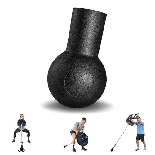 Yes4All Exercise Machine Adjustable T Bar Row Attachment, D Row Handle/Landmine Handle Attachment with Textured Rubber Handles - color: H. Barbell Bombs