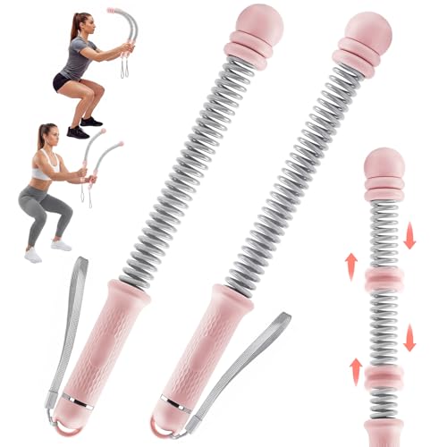 Adjustable Ropeless Battle Ropes for Home Gym-Cordless Training Rope Fitness Equipment for Men & Women,Portable Arm Exerciser Rope for Strength Building, HIIT and Low-Impact Aerobic Training (Pink) - color: Pink