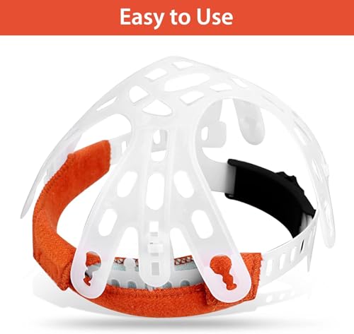 10Pcs Hard Hat Sweatband Washable Cotton Hardhat Liner Reusable Hardhat Accessories Air Cushion Sweatband - color: orange 10pcs