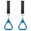 LadyRosian Trapeze Bar Swing Monkey Bars Hanging Ninja Rings Warrior Slackline Obstacle Course Kits for Kid Playground Equipment Accessories (Blue) - color: Blue