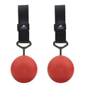 Rock Climbing Solid Training Cannonball Bomb Power Pull Up Ball Hold Grips for Straps for Finger, Forearm, Biceps, Back Muscles - color: Red (4")