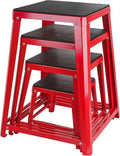 Plyometric Jump Box, 12-18-24-30 Inch Exercise Step Platform for Box Jumps, Home Gym, Anti-Slip Plyo Box Set, Workout Step Up Box, Fitness Jump Platform for Strength Training, Conditioning