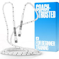 Sportbit Custom-Fit Beaded Jump Rope – Adjustable Length for Kids & Adults, Men & Women – Durable Fitness Rope for Gym & Home - color: White