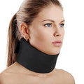 Soft Foam Neck Brace Universal Cervical Collar, Adjustable Neck Support Brace for Sleeping - Relieves Neck Pain and Spine Pressure, Neck Collar After Whiplash or Injury (Black, 2.5" Depth Collar, L) - size: Large, style: Black, 2.5" Depth
