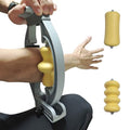Tennis Elbow Relief & Pain Relief Forearm Roller with Three Replaceable Massage Rollers for Tissue and arm Massager(Comes with 3 Massage Rollers)