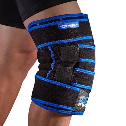 Shock Doctor Ice Recovery Compression Knee Wrap Brace - size: Small-Medium