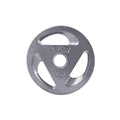 Cap Barbell 2-Inch Olympic Grip Weight Plates, Single, Gray, Various Sizes - size: 25 lb