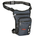 Thigh Pack, Larswon Leg Bag Thigh Pouch Bag Tactical Waist Bag Motorcycle Bag Waterproof - color: A- Blue, size: Medium