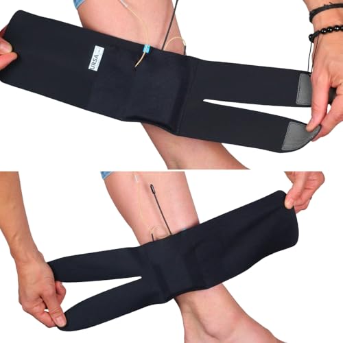 URSA Ankle Straps: Low-Profile, Soft, Stretchy & Breathable Transmitter Straps for Location Sound, Theatre, Wedding Shoots & More (Black, Ankle) - color: Black, size: Ankle