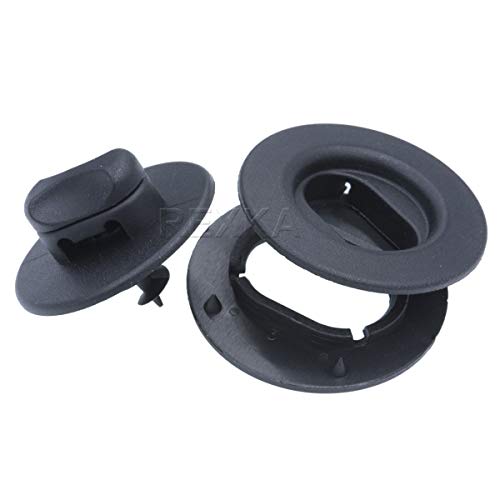 Rexka 5 Sets Floor Mat Clips Kit Compatible with Volkswagen 3D0-864-851-B41 and 3D0-061-795-B41 Golf GTI Jetta Passat - color: 5 Sets