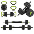 Adjustable Dumbbell Set, Adjustable Weights 30/44 /66/88 LBS Free Weight Set for Home Gym - size: 66 LB-Round