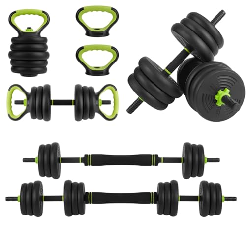Adjustable Dumbbell Set, Adjustable Weights 30/44 /66/88 LBS Free Weight Set for Home Gym - size: 88 LBS-Round