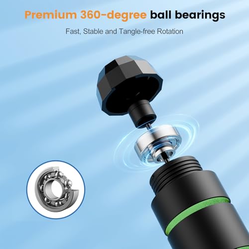 Jump Rope,Tangle-Free Rapid Speed Jump Rope with Ball Bearings for Men,Women and Kids,Adjustable Steel Skipping Rope with Ergonomic Foam Handles,A Ideal Equipment and Accessories for Workout,Fitness,Exercise,Home Gym,Slim Body - color: Green