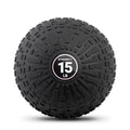Marcy Slam Ball, 10–50 lbs Dead Weight, Non-Bounce, Sand-Filled Medicine Ball with Durable PVC Shell & Textured Grip for Slams, Tosses, Core & Full Body Training - size: 15 lb