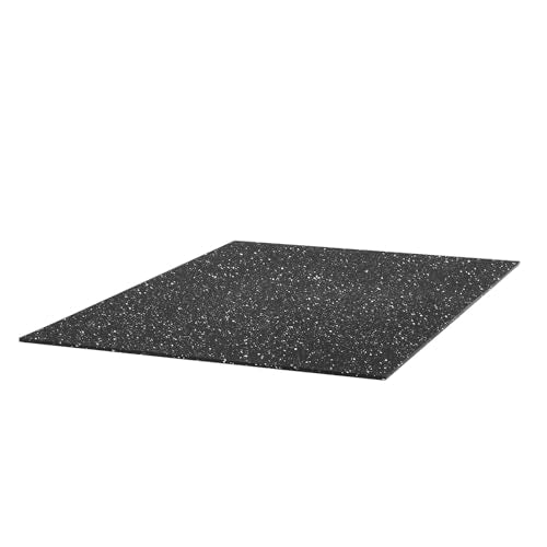 VEVOR 0.56Inch 48sq.ft 12 Tiles Gym Flooring for Home Gym, Rubber Top with High Density EVA Foam, 24 x 24In Gym Floor Exercise Equipment Mats, Interlocking Gym Mats, Puzzle Workout Mats, Black & White - color: Black & White, style: 12 Tiles (48 Sq Ft)