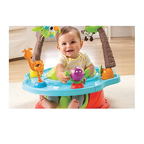 Summer by Bright Starts Deluxe SuperSeat, Wild Safari, Fun Baby Seat for Sitting Up, Playtime, and Meals, Ages 4 Months to 4 Years - color: Wild Safari