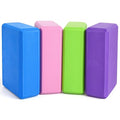 4 Pack Yoga Blocks, High Density Yoga Brick Foam Blocks for Pilates Workout, Improve Strength and Aid Balance and Flexibility, Soft Non Slip Surface for Pilates and Meditation (Multicolor)