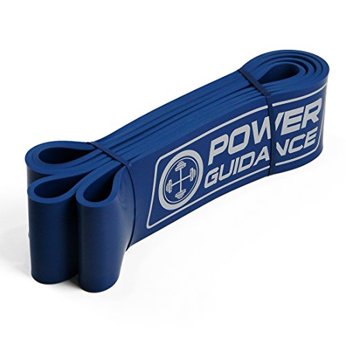 POWER GUIDANCE Pull Up Assist Bands - Stretch Resistance Band - Mobility Band - Powerlifting Bands - by Perfect for Body Stretching, Powerlifting, Resistance Training - color: blue