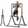 Foldable Pull Up Bar Station 58.3''-76.8'' Power Tower - color: 58.3"-76.8"