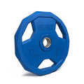 SPART Color Coded Weight Plate 2-Inch Rubber Coated Olympic Grip Plate for Barbell, Solid Cast Iron Weight Plates for Strength Training, Weightlifting, Crossfit, Home Gym, 2.5LB/5LB/10LB/25LB/35LB/45LB, Pair - color: 45LB-SINGLE