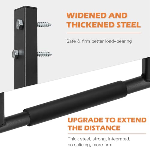 ATENTO Pull Up Bar, Chin Up Bars Ceiling Mount, Workout for Home Gym, Beam, Crossfit - Heavy-Duty, Foam Grip, Easy installation - color: Joist Mounted Pull Up Bar, Upgraded Multi-Grip