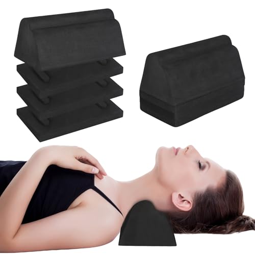 Neck and Shoulder Relaxer, Cervical Traction Device for Cervical Spine Alignment, Neck Stretcher Chiropractic Pillows for Neck Pain Relief, Cervical Traction Block, Neck Massager