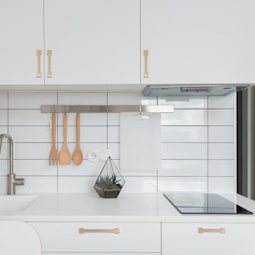 COTYKILEY 10 Pack 3.75Inch(96mm) Champagne Bronze Cabinet Handles Gold Kitchen Cabinet Pulls Cabinet Door Handles Kitchen Cabinet Hardware - color: Champagne Bronze, size: 3.75" Hole Center（96MM）