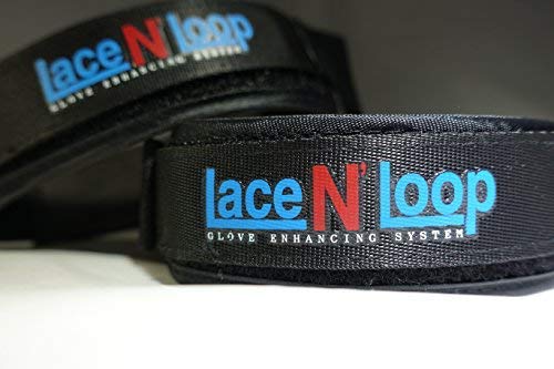 Lace N Loop Straps (Pair) - Lace-Up Boxing Glove Converter - color: Black