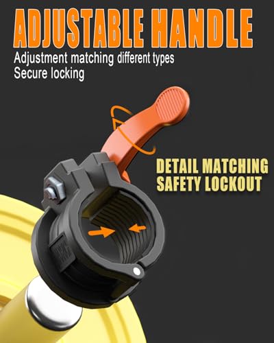 MAXRICH Barbell Clamps 1 Inch or 2inch - 2 PCS Adjustable Barbell Clips Quick Release Locking Weight Clips Olympic Barbell Collars - color: Black+orange 1.8-2inch