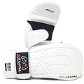 RIVAL Boxing RB5 Bag Mitt Gloves, Bare-Fist Punching Feel, Zero Resistance Training for Triggering Fast Twitch Muscles - color: White, size: X-Large