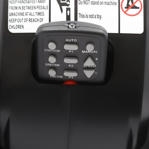 Under Desk Elliptical Machine, Mini Electric Ellipse Leg Exerciser with Remote Control, Portable Seated Foot Pedal Exerciser for Home Office, 5 Adjustable Speeds, Black